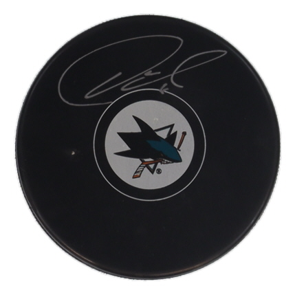 Owen Nolan Signed Sharks Logo Hockey Puck (COJO) at PristineAuction.com Owen Nolan Signed Sharks Logo Hockey Puck (COJO) at PristineAuction.com