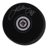 Josh Morrissey Signed Jets Logo Hockey Puck (COJO) at PristineAuction.com