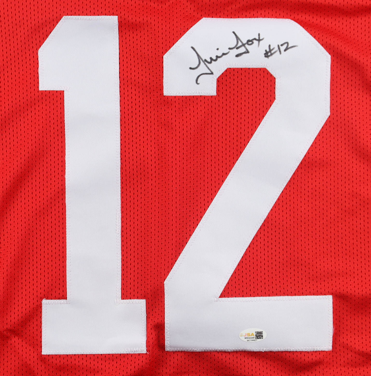 Tim Fox Signed Jersey (JSA) at PristineAuction.com Tim Fox Signed Jersey (JSA) at PristineAuction.com