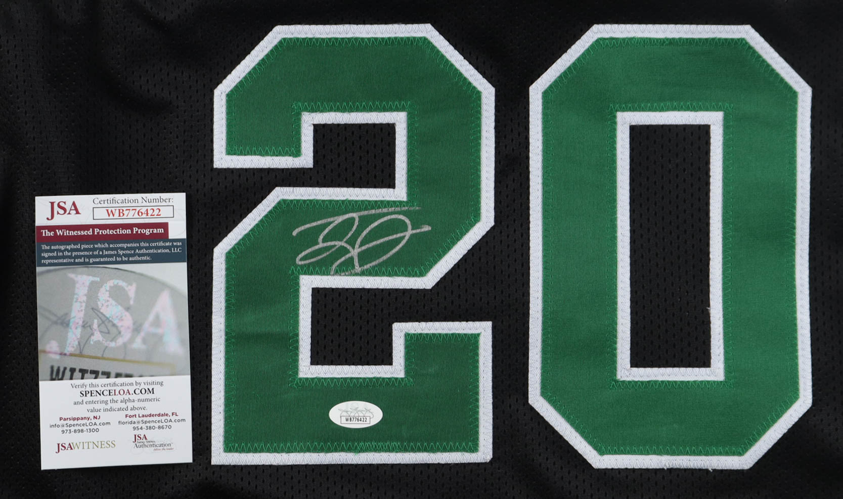 JD Davison Signed Jersey (JSA) at PristineAuction.com JD Davison Signed Jersey (JSA) at PristineAuction.com