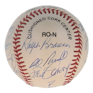Dodgers Old Timers ONL Baseball Signed by (16) with Duke Snider, Preacher Roe, Tom Lasorda, Preacher Roe, Steve Garvey (Stacks of Plaques) at PristineAuction.com Dodgers Old Timers ONL Baseball Signed by (16) with Duke Snider, Preacher Roe, Tom Lasorda, Preacher Roe, Steve Garvey (Stacks of Plaques) at PristineAuction.com