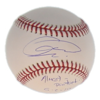 Armando Galarraga Signed OML Baseball Inscribed "Almost Perfect 6-2-10" (Schwartz) at PristineAuction.com
