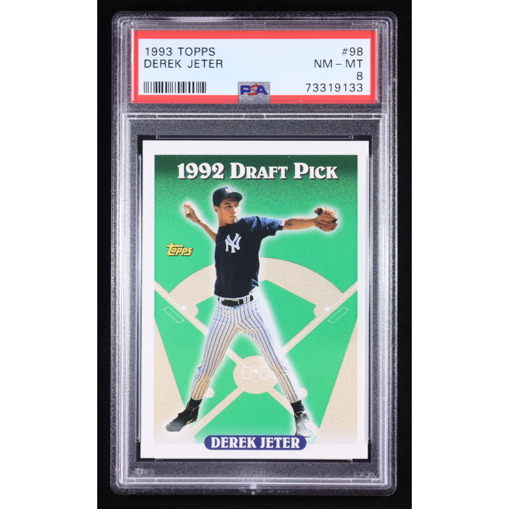 Derek Jeter 1993 Topps #98 RC (PSA 8) at PristineAuction.com