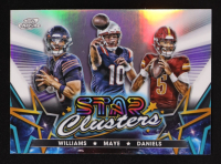 Jayden Daniels / Drake Maye / Caleb Williams 2024 Topps Cosmic Chrome Star Clusters #SCL1 RC at PristineAuction.com