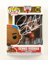 Dennis Rodman Signed Bulls #103 Funko Pop! Vinyl Figure (Schwartz) at PristineAuction.com
