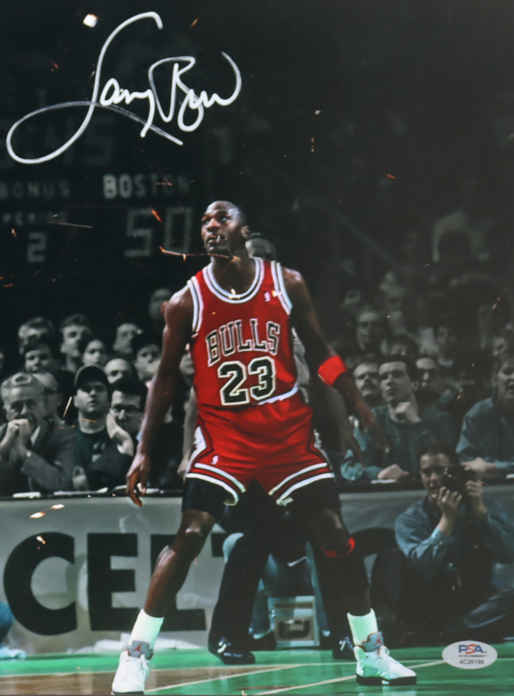 Larry Bird Signed Celtics 16x20 Photo (PSA) at PristineAuction.com Larry Bird Signed Celtics 16x20 Photo (PSA) at PristineAuction.com