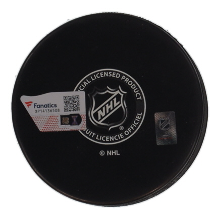 Matty Beniers Signed Kraken Logo Hockey Puck (Fanatics) at PristineAuction.com Matty Beniers Signed Kraken Logo Hockey Puck (Fanatics) at PristineAuction.com