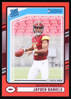 Jayden Daniels 2024 Donruss Press Proof Red #389 RR RC at PristineAuction.com