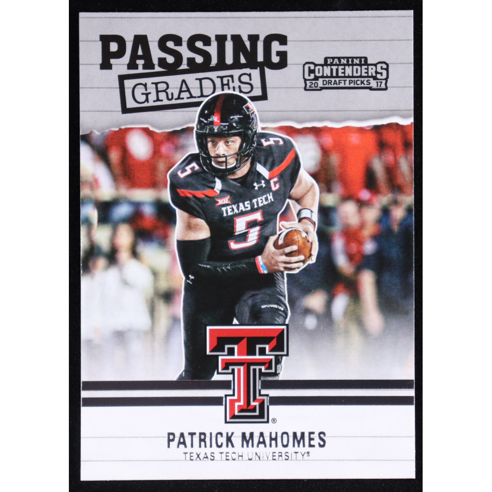 Patrick Mahomes II 2017 Panini Contenders Draft Picks Passing Grades #5 RC at PristineAuction.com