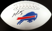 Damar Hamlin Signed Bills Logo Football (Schwartz) at PristineAuction.com