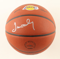 James Worthy Signed Lakers Logo NBA Basketball (Schwartz) at PristineAuction.com