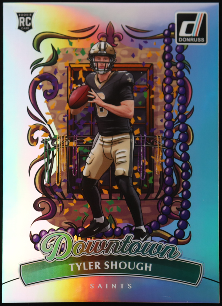 Tyler Shough 2025 Panini Donruss Football Oversized Downtown Jumbo #19 RC at PristineAuction.com Tyler Shough 2025 Panini Donruss Football Oversized Downtown Jumbo #19 RC at PristineAuction.com