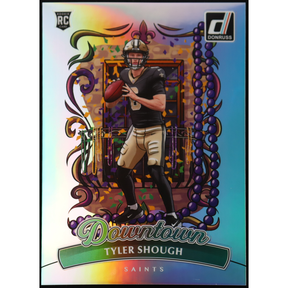 Tyler Shough 2025 Panini Donruss Football Oversized Downtown Jumbo #19 RC at PristineAuction.com