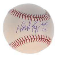 Wade Boggs Signed OML Baseball Inscribed "HOF 05" (Schwartz) at PristineAuction.com