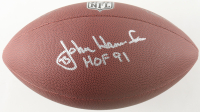 John Hannah Signed NFL Football Inscribed "HOF 91" (Schwartz) at PristineAuction.com