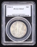 1946-S Walking Liberty 50 Cent Half Dollar (PCGS MS65) at PristineAuction.com