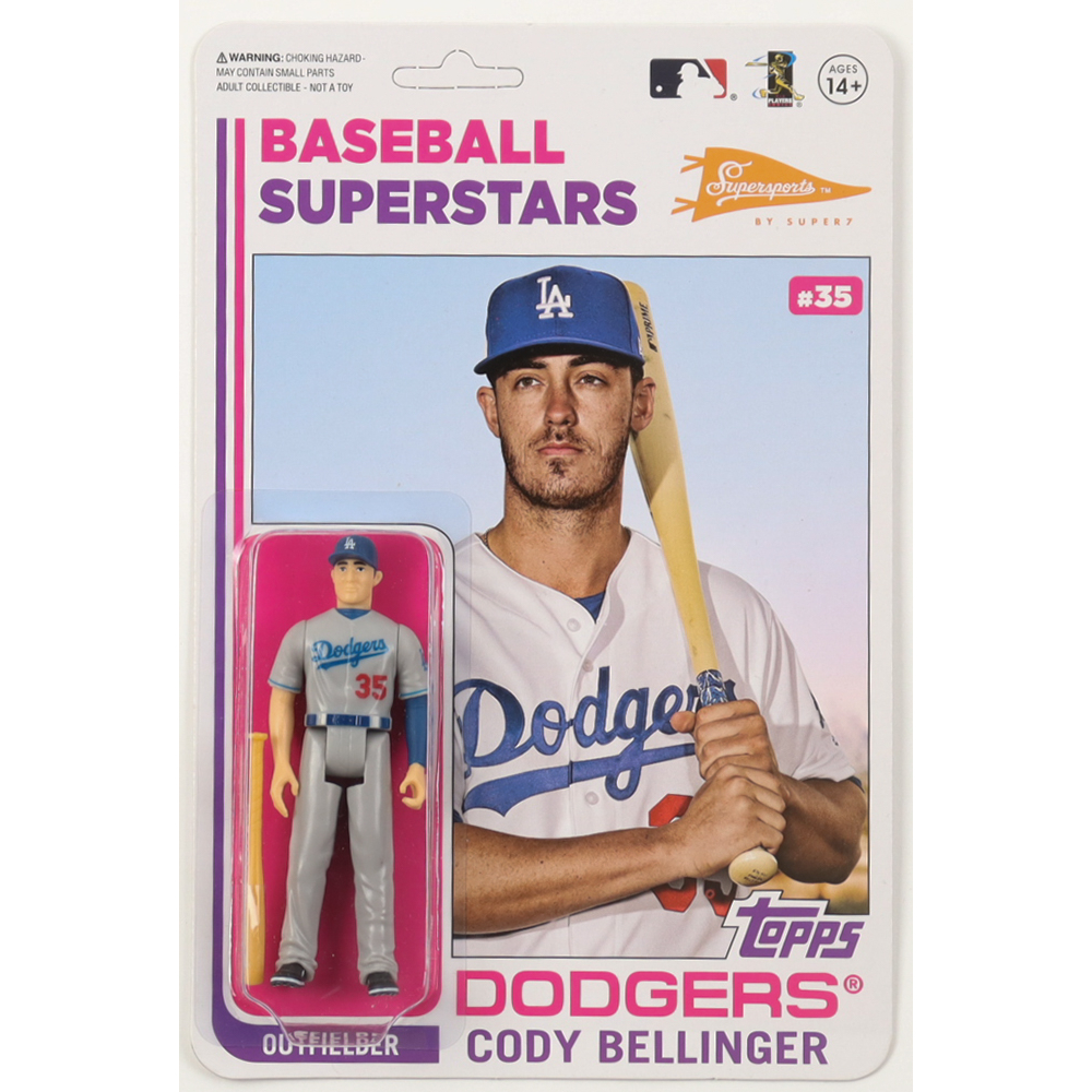 Cody Bellinger 2020 Topps Big League Baseball Super7 Action Figure at PristineAuction.com