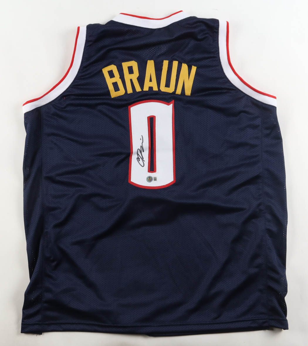 Christian Braun Signed Jersey (Beckett) at PristineAuction.com Christian Braun Signed Jersey (Beckett) at PristineAuction.com