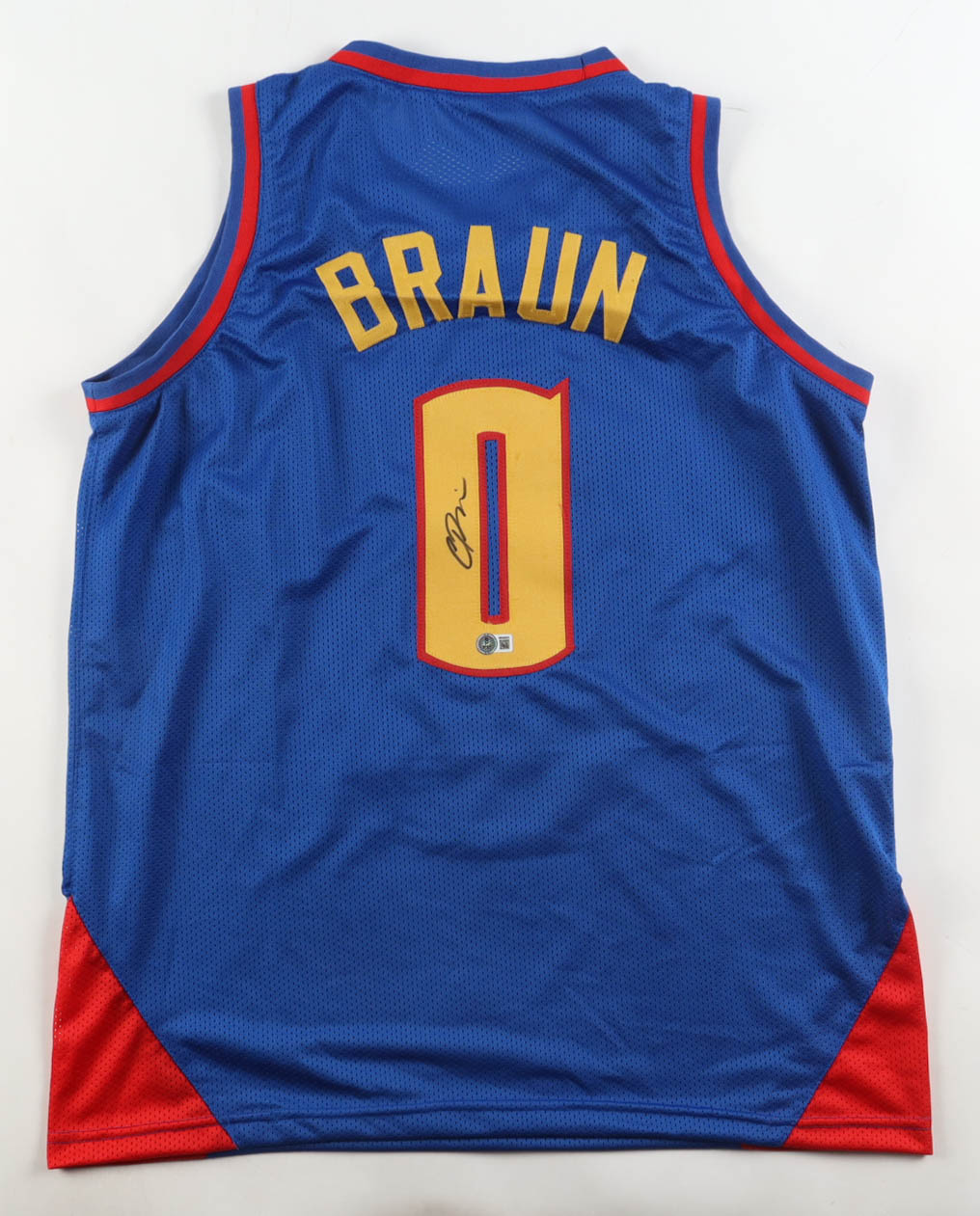 Christian Braun Signed Jersey (Beckett) at PristineAuction.com Christian Braun Signed Jersey (Beckett) at PristineAuction.com