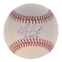 Geovany Soto Signed OML Baseball Inscribed "NL ROY 08" (Schwartz) at PristineAuction.com