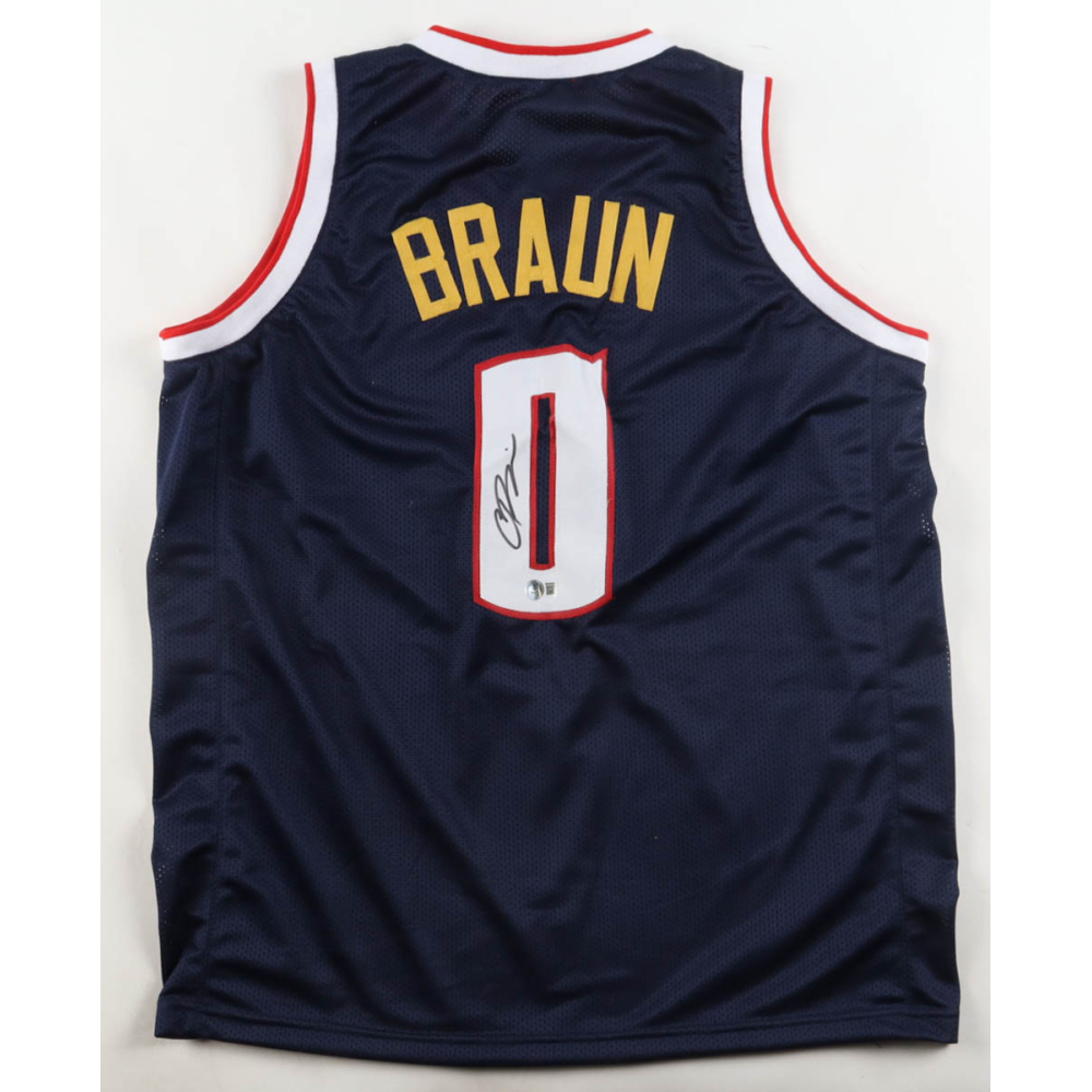 Christian Braun Signed Jersey (Beckett) at PristineAuction.com