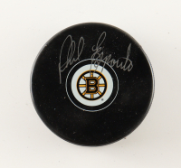 Phil Esposito Signed Bruins Logo Hockey Puck (Schwartz) at PristineAuction.com