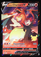 Lance's Charizard V 2021 Pokemon Sword and Shield Black Star Promos Celebrations Collection #SWSH133 at PristineAuction.com