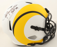 Jack Youngblood Signed Rams Full-Size Lunar Eclipse Alternate Speed Helmet Inscribed "HOF'01" (Schwartz) at PristineAuction.com