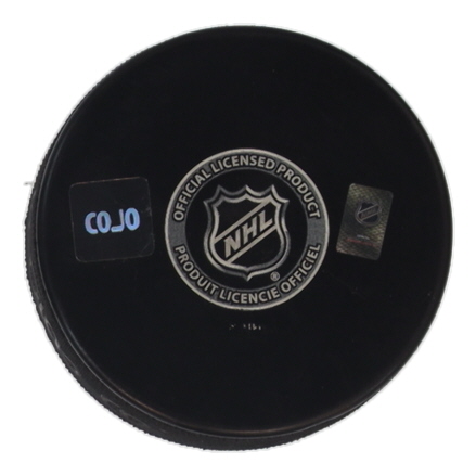 Elvis Merzlikins Signed Blue Jackets Logo Hockey Puck (COJO) at PristineAuction.com Elvis Merzlikins Signed Blue Jackets Logo Hockey Puck (COJO) at PristineAuction.com