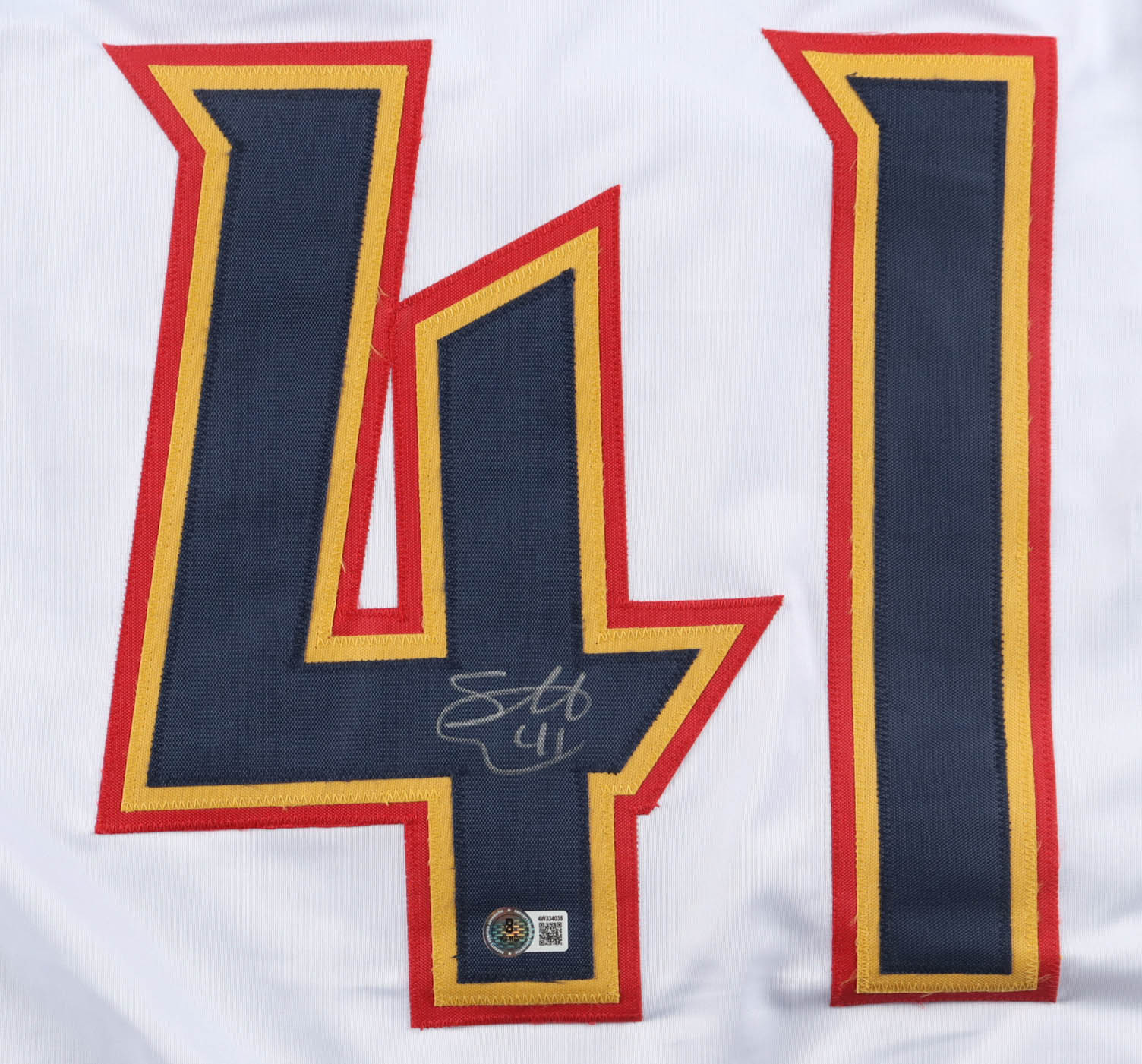 Scott Wedgewood Signed Jersey (Beckett) at PristineAuction.com Scott Wedgewood Signed Jersey (Beckett) at PristineAuction.com