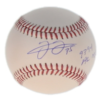 Frank Thomas Signed OML Baseball Inscribed "93 94 AL MVP" (Schwartz) at PristineAuction.com