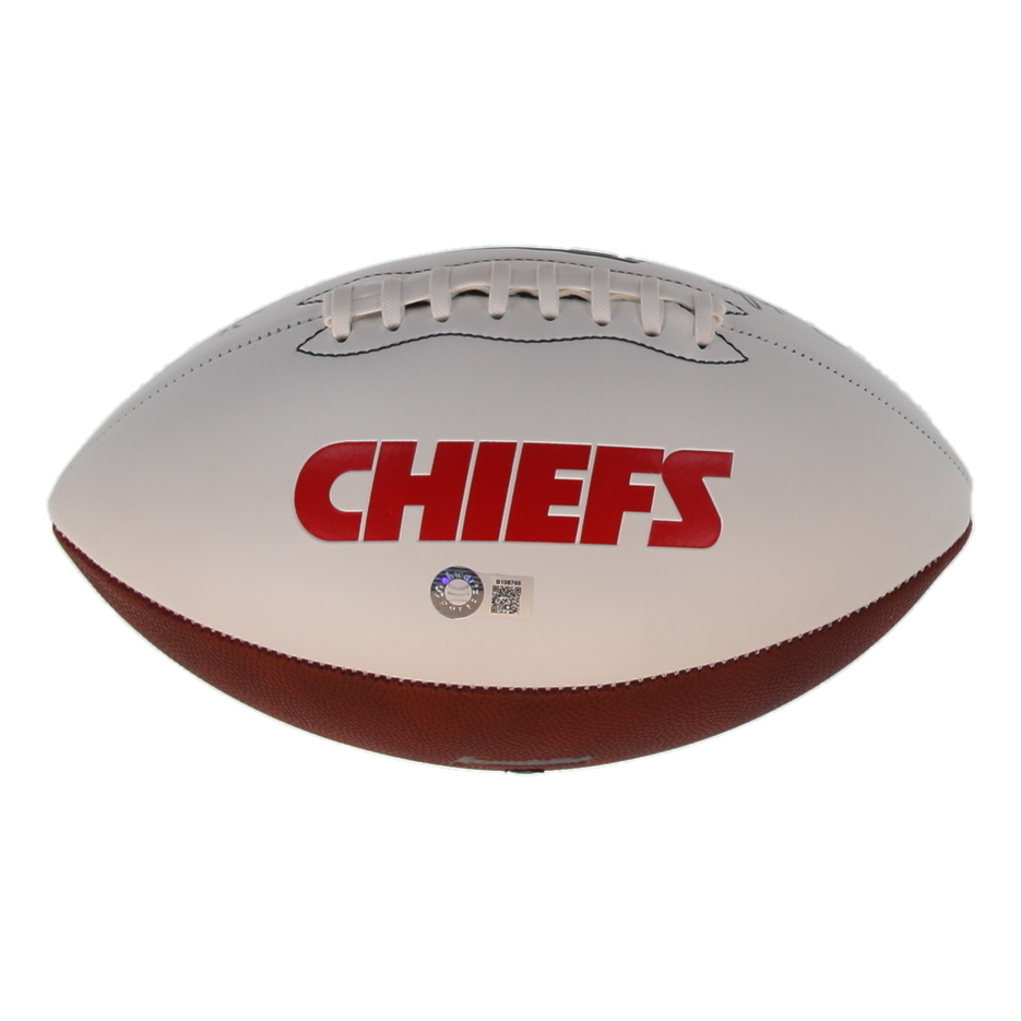 Patrick Mahomes Sr. Signed Chiefs Logo Football Inscribed "Who's Your Daddy?" (Schwartz) at PristineAuction.com Patrick Mahomes Sr. Signed Chiefs Logo Football Inscribed "Who's Your Daddy?" (Schwartz) at PristineAuction.com
