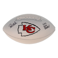Patrick Mahomes Sr. Signed Chiefs Logo Football Inscribed "Who's Your Daddy?" (Schwartz) at PristineAuction.com