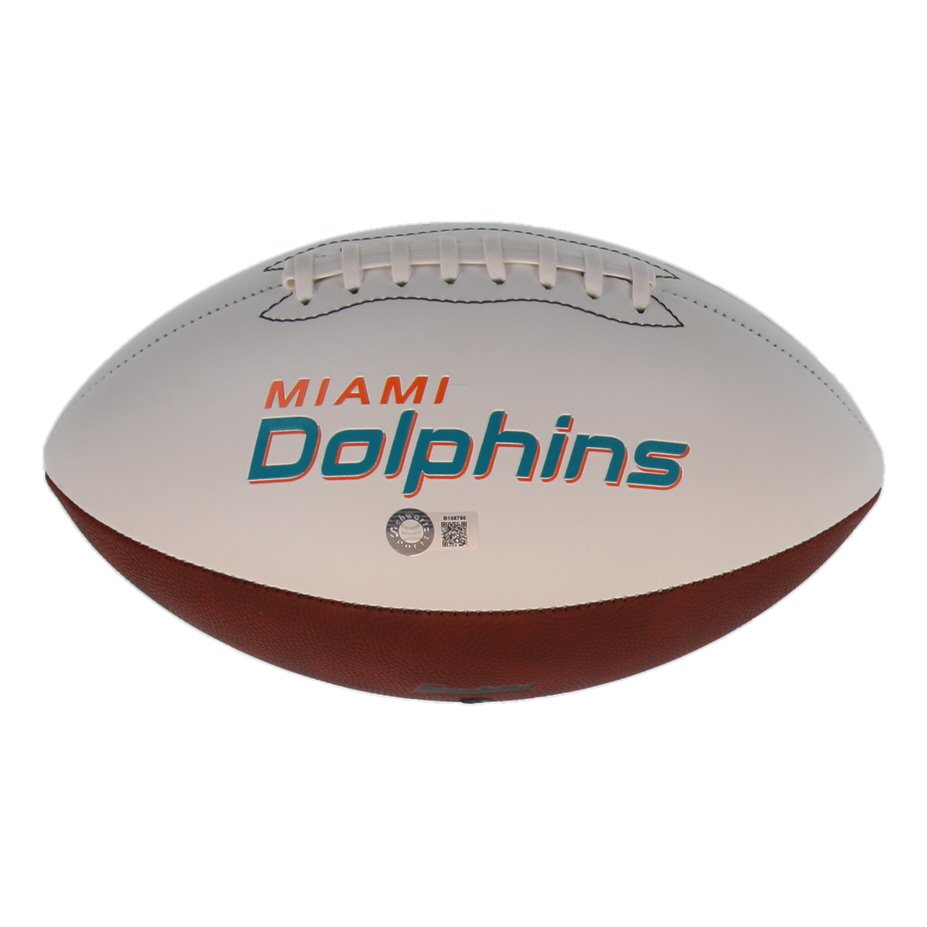 Ricky Williams Signed Dolphins Logo White Panel Football (Schwartz) at PristineAuction.com Ricky Williams Signed Dolphins Logo White Panel Football (Schwartz) at PristineAuction.com