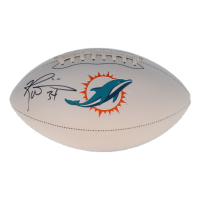 Ricky Williams Signed Dolphins Logo White Panel Football (Schwartz) at PristineAuction.com