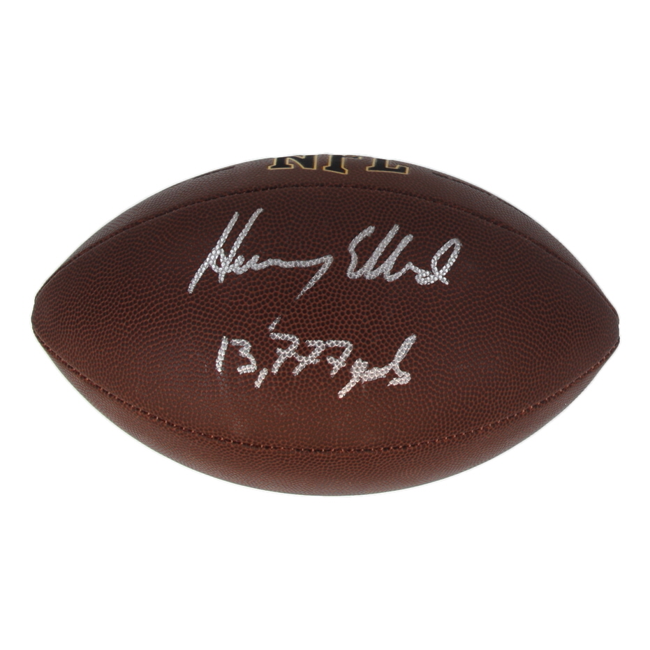 Henry Ellard Signed NFL Football Inscribed "13,777 Yds" (Schwartz) at PristineAuction.com Henry Ellard Signed NFL Football Inscribed "13,777 Yds" (Schwartz) at PristineAuction.com