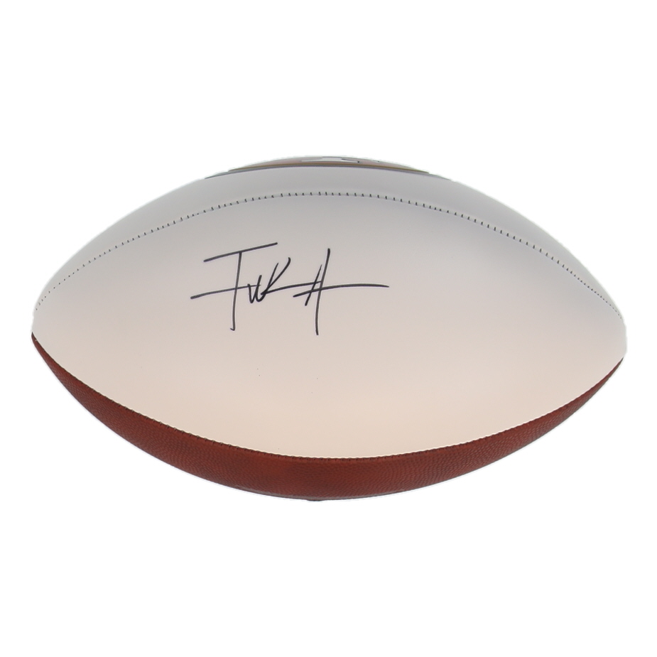 Frank Gore Signed 49ers Logo White Panel Football (Schwartz) at PristineAuction.com Frank Gore Signed 49ers Logo White Panel Football (Schwartz) at PristineAuction.com