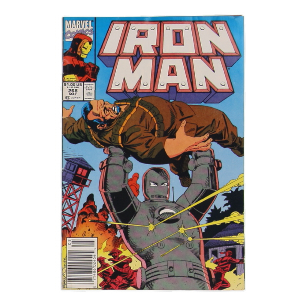 1991 "Iron Man" Issue #268 Marvel Comic Book at PristineAuction.com