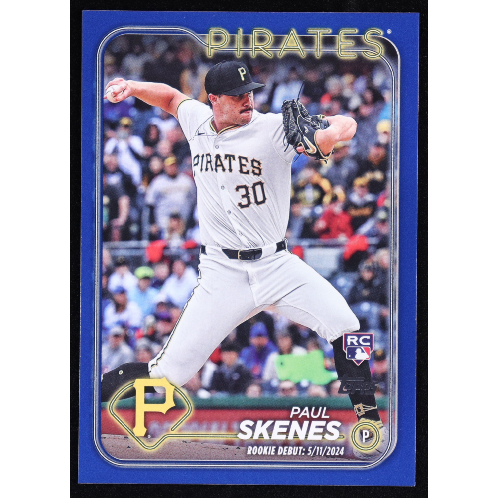 Paul Skenes 2024 Topps Update Series Royal Blue #US288 RC at PristineAuction.com