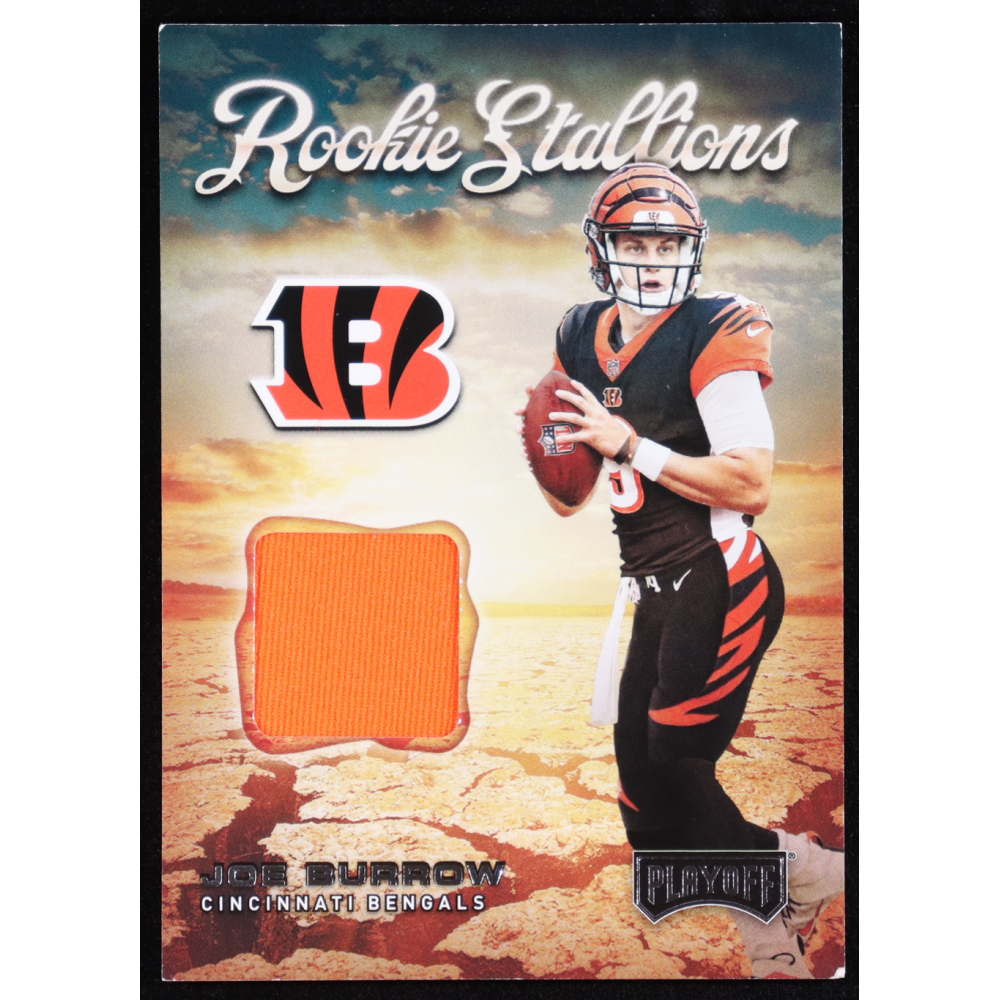 Joe Burrow 2020 Panini Playoff Rookie Stallions #RS-1 RC at PristineAuction.com