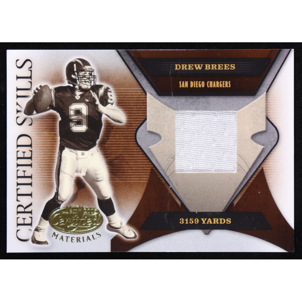 Drew Brees 2005 Leaf Certified Materials Certified Skills Jersey #CS-13 #092/175 at PristineAuction.com