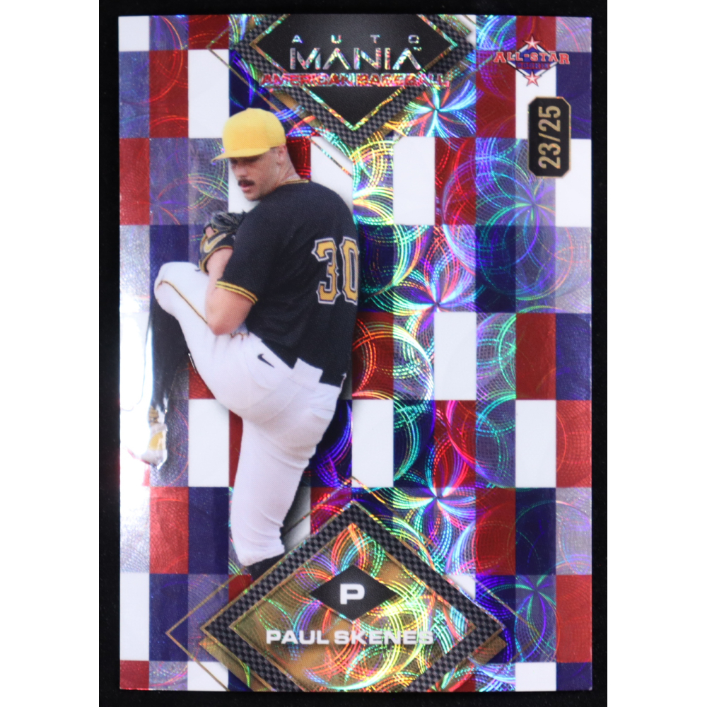 Paul Skenes 2024 Wild Card AutoMania American Baseball All Star #AMAD-PS RC #23/25 at PristineAuction.com
