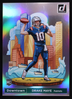 Drake Maye 2024 Donruss Downtown! Oversize #13 RC at PristineAuction.com