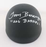Tom Berenger Signed "Platoon" Full-Size U.S. Army Helmet Inscribed "SSG Barnes" (Schwartz) at PristineAuction.com