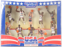 1992 Starting Lineup Team "Dream Team" USA Basketball Players Action Figure Set with Michael Jordan, Magic Johnson & Larry Bird at PristineAuction.com