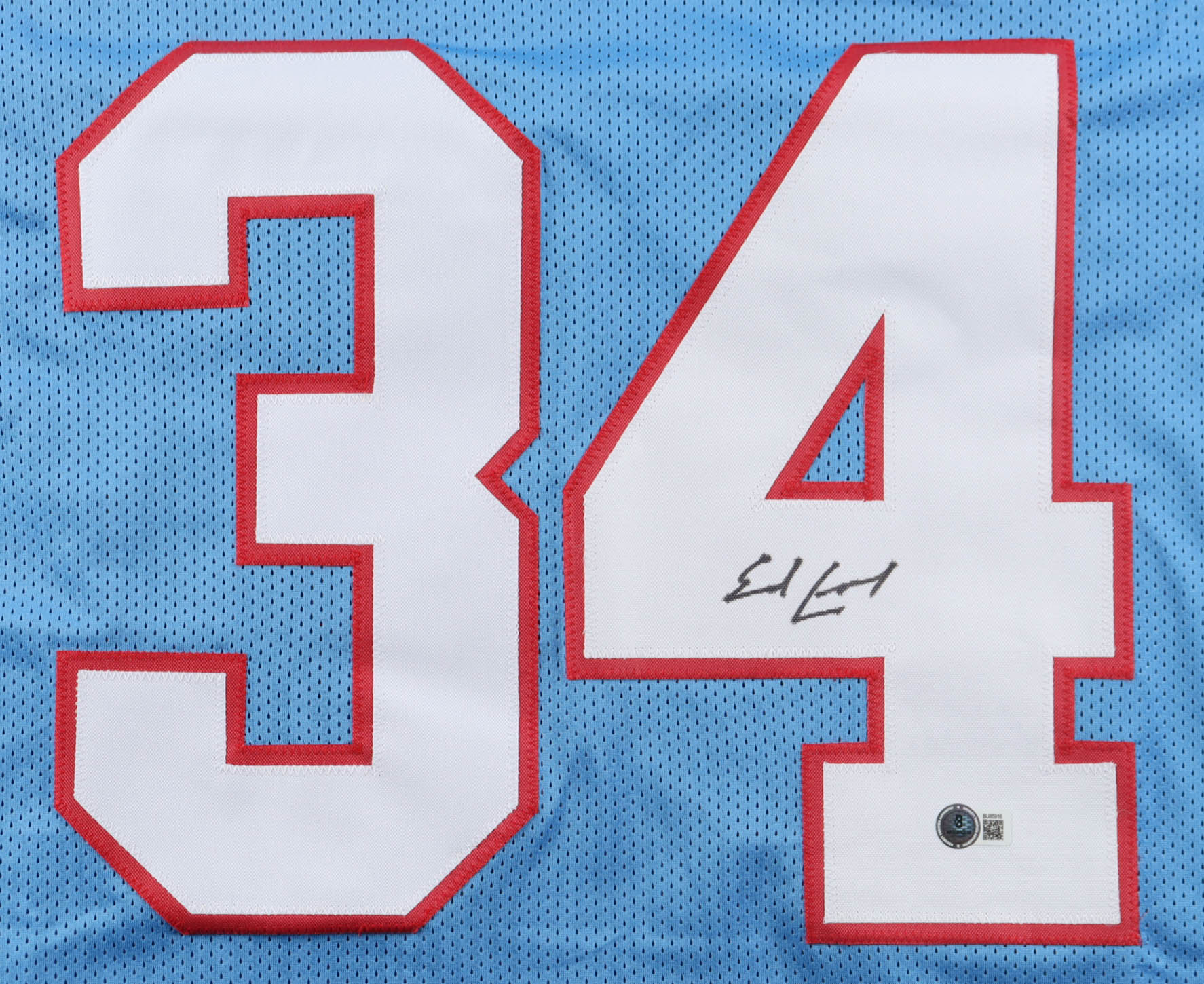 Earl Campbell Signed Jersey (Beckett) at PristineAuction.com Earl Campbell Signed Jersey (Beckett) at PristineAuction.com