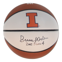 Bruce Weber Signed Illinois Fighting Illini Logo Basketball Inscribed "2005 Final 4" (Schwartz) at PristineAuction.com