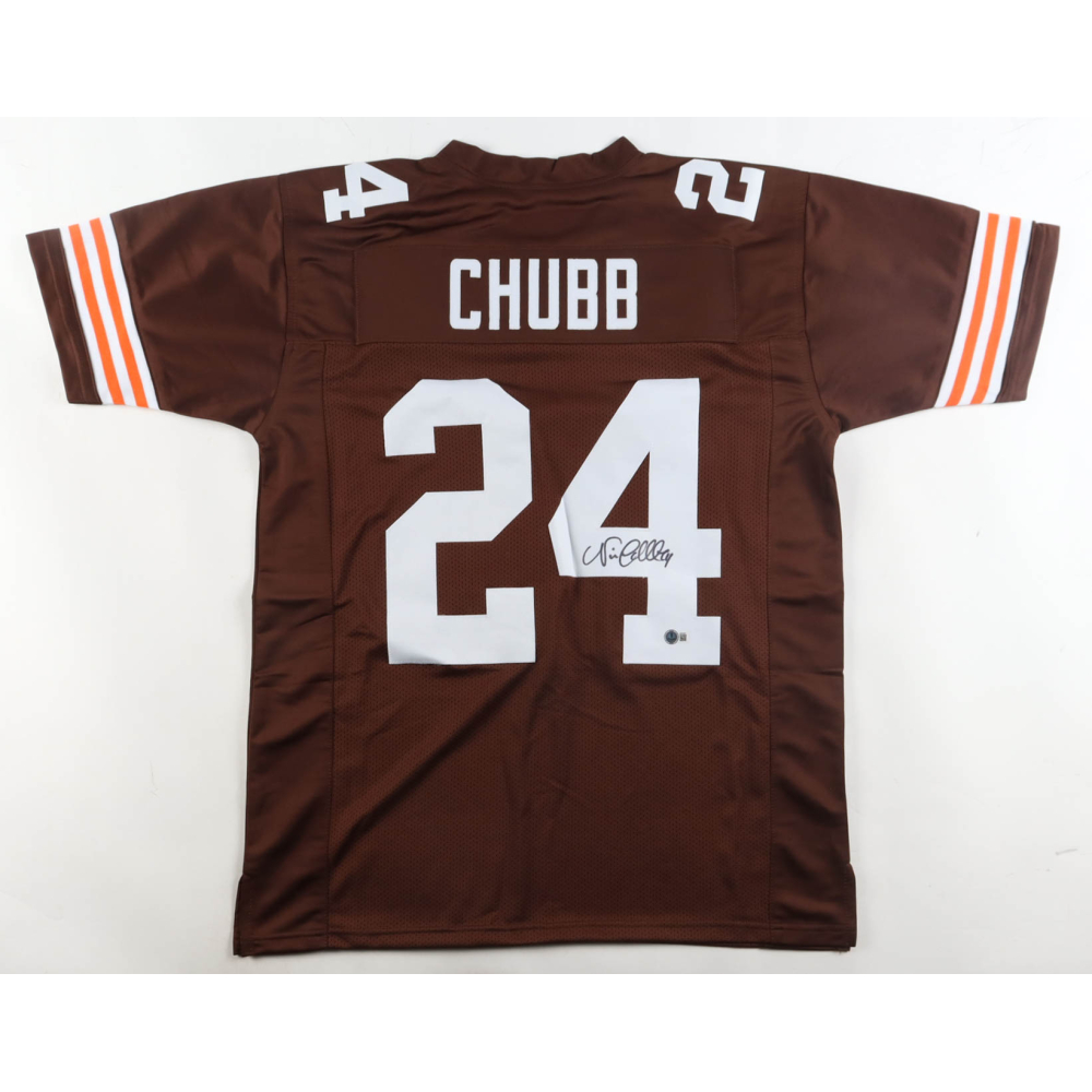 Nick Chubb Signed Jersey (Beckett) at PristineAuction.com