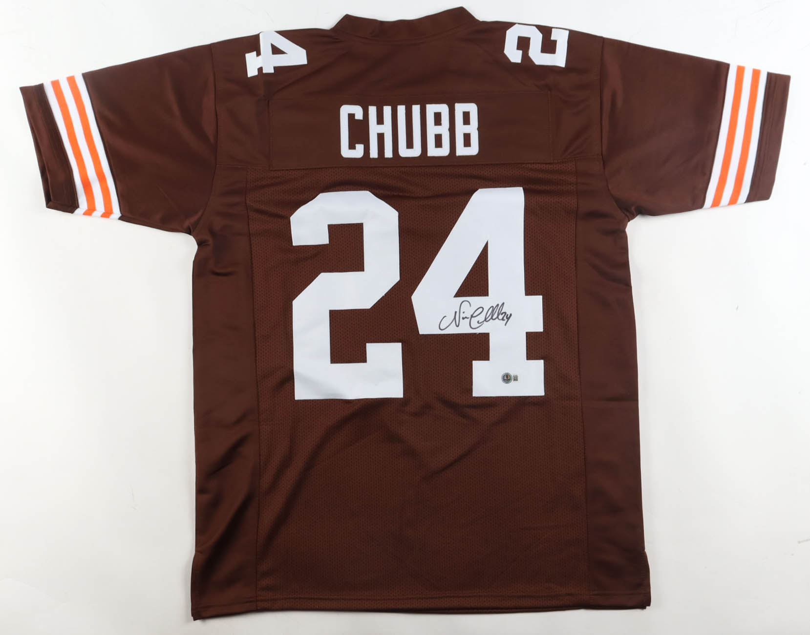 Nick Chubb Signed Jersey (Beckett) at PristineAuction.com Nick Chubb Signed Jersey (Beckett) at PristineAuction.com
