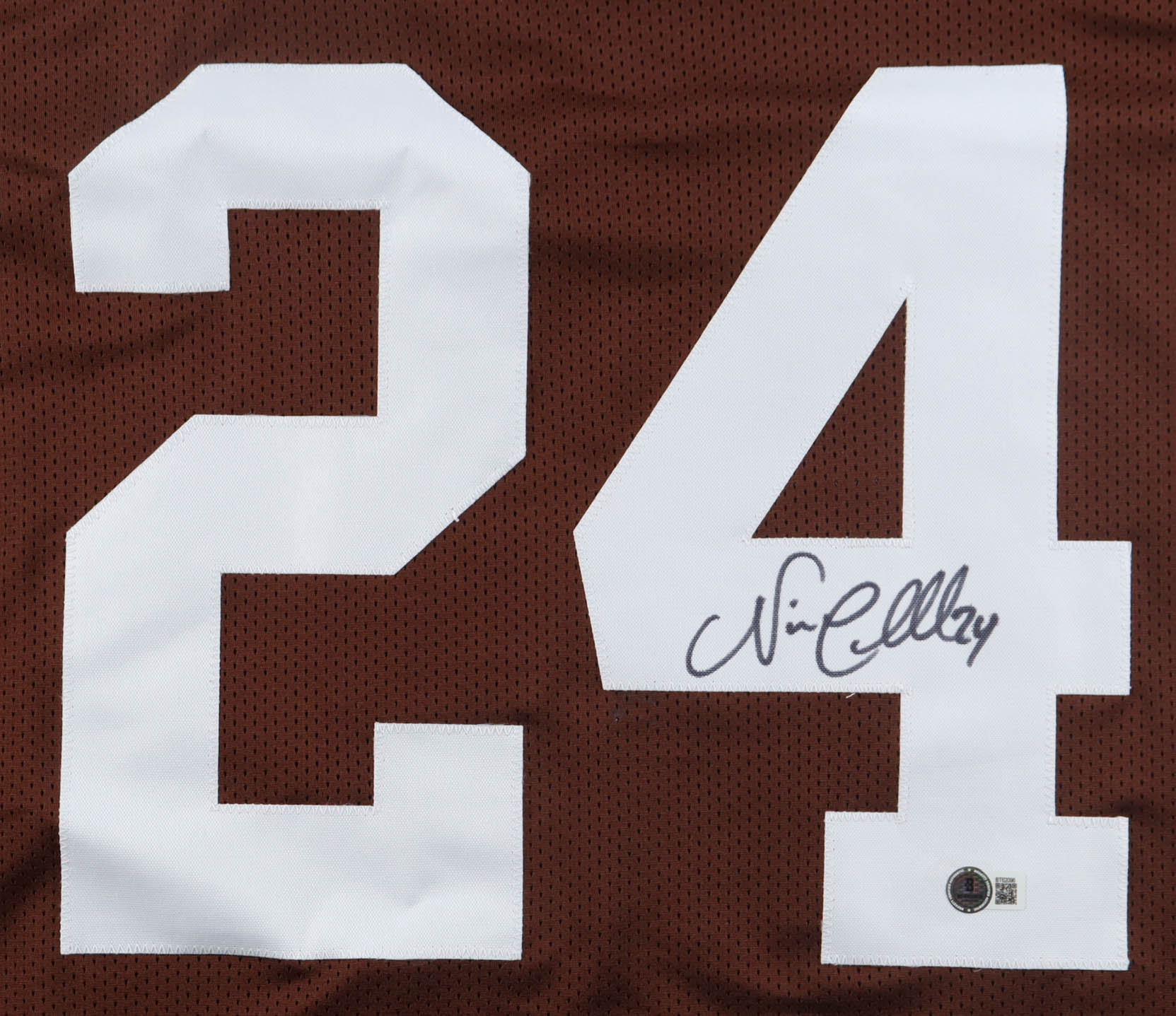 Nick Chubb Signed Jersey (Beckett) at PristineAuction.com Nick Chubb Signed Jersey (Beckett) at PristineAuction.com